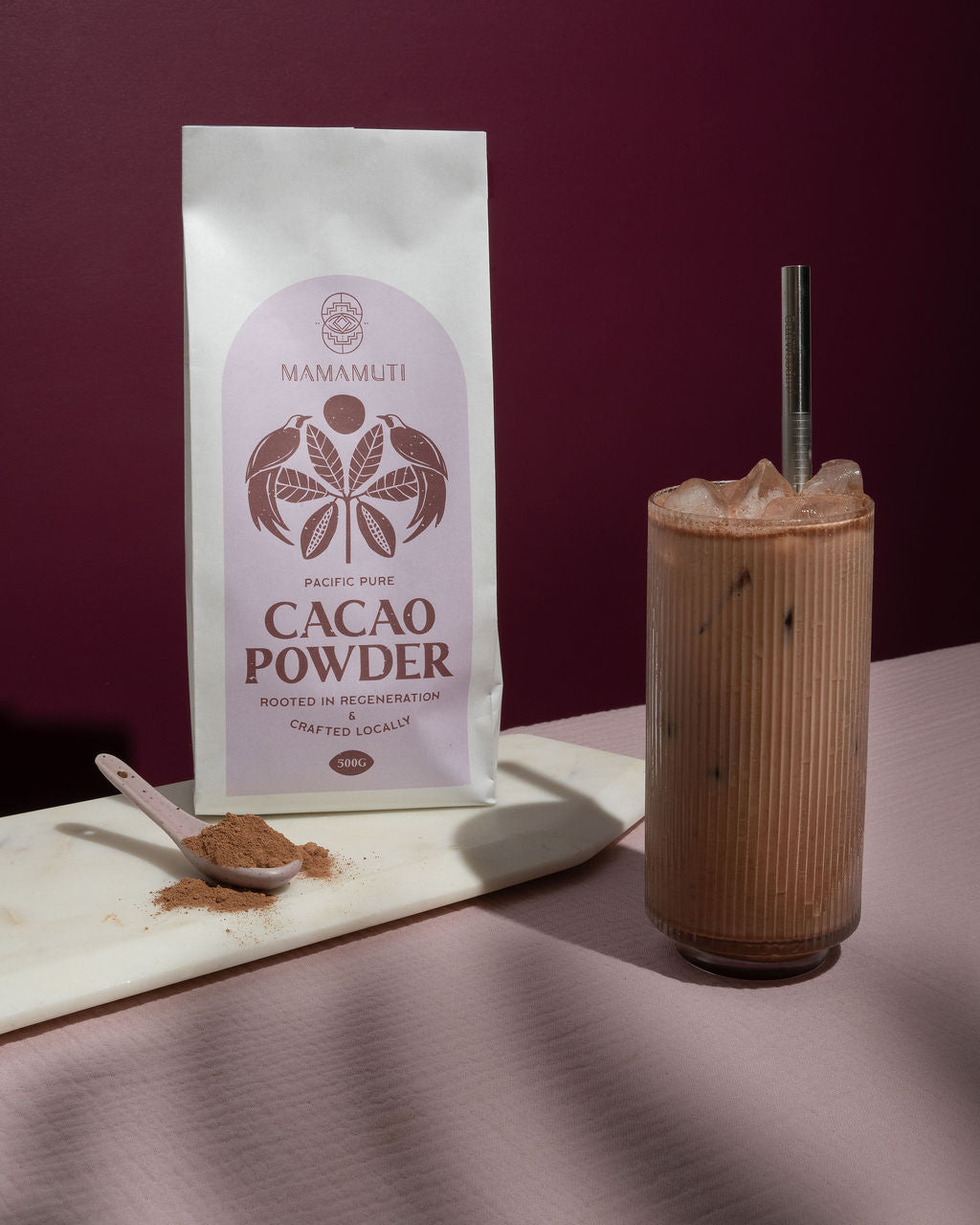 PRE ORDER NOW. Pacific Pure Cacao Powder 500g