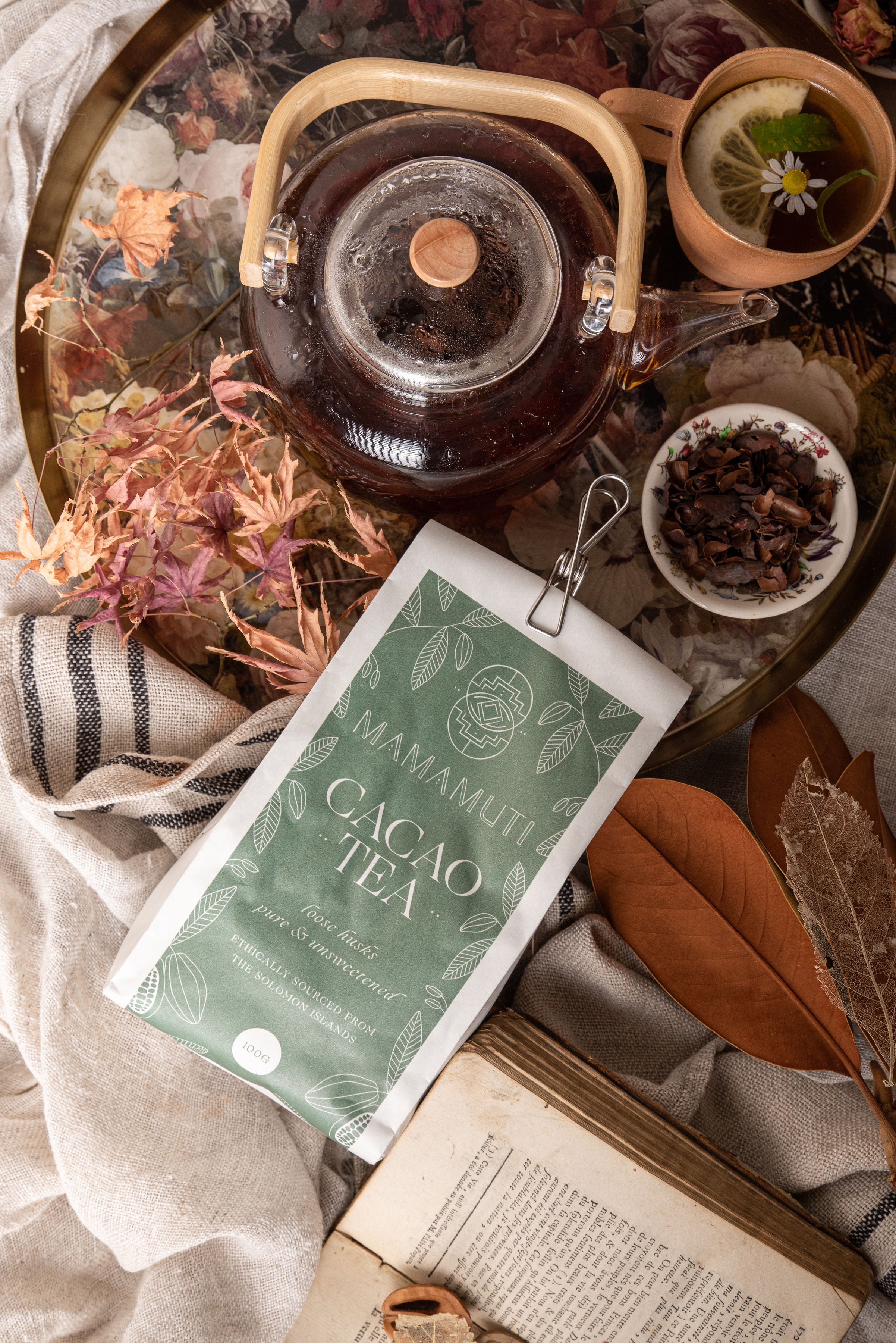 Solomon Islands Cacao Tea - Loose Husks 100g